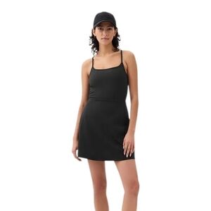 GAP FIT Black Power Classic Racerback Athletic Dress with Built-in Shorts